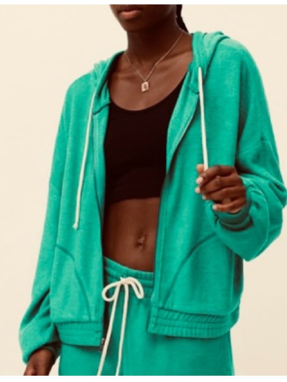 Urban Outfitters Out From Under Kelsey Fleece Zip Hoodie